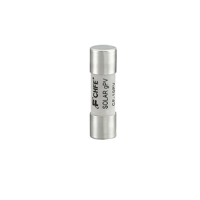 DC Solar PV Fuse Solar DC Cylindrical  10A 15A 20A 25A 30A 32A 1000V Ceramic Fuse 10X38 for Solar System Protection
