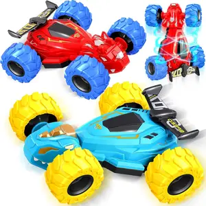 EPT Toddler Off Road 360 Rotating Monster Truck Toys Friction Spin Stunt Race Cars