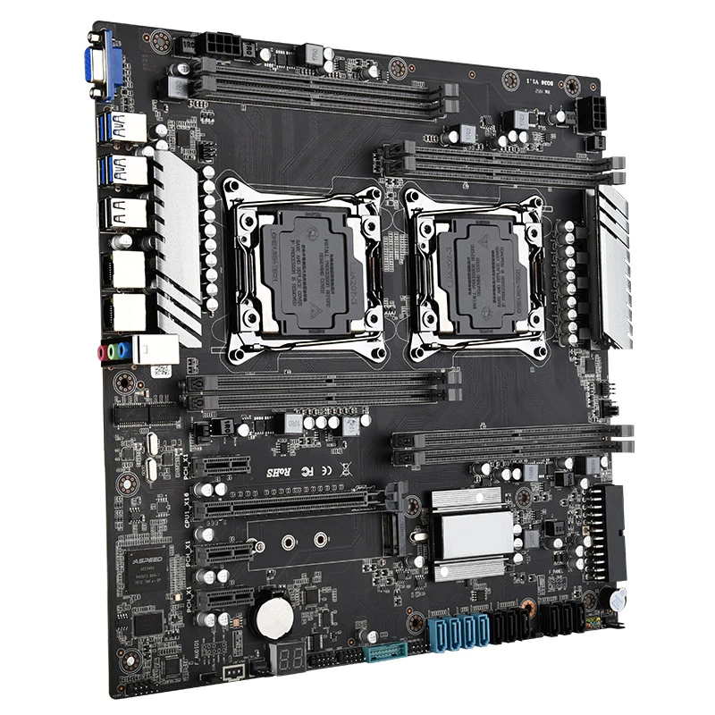X99 デュアル CPU コンピュータ マザーボード ZX-DU99D4X8 V1.1