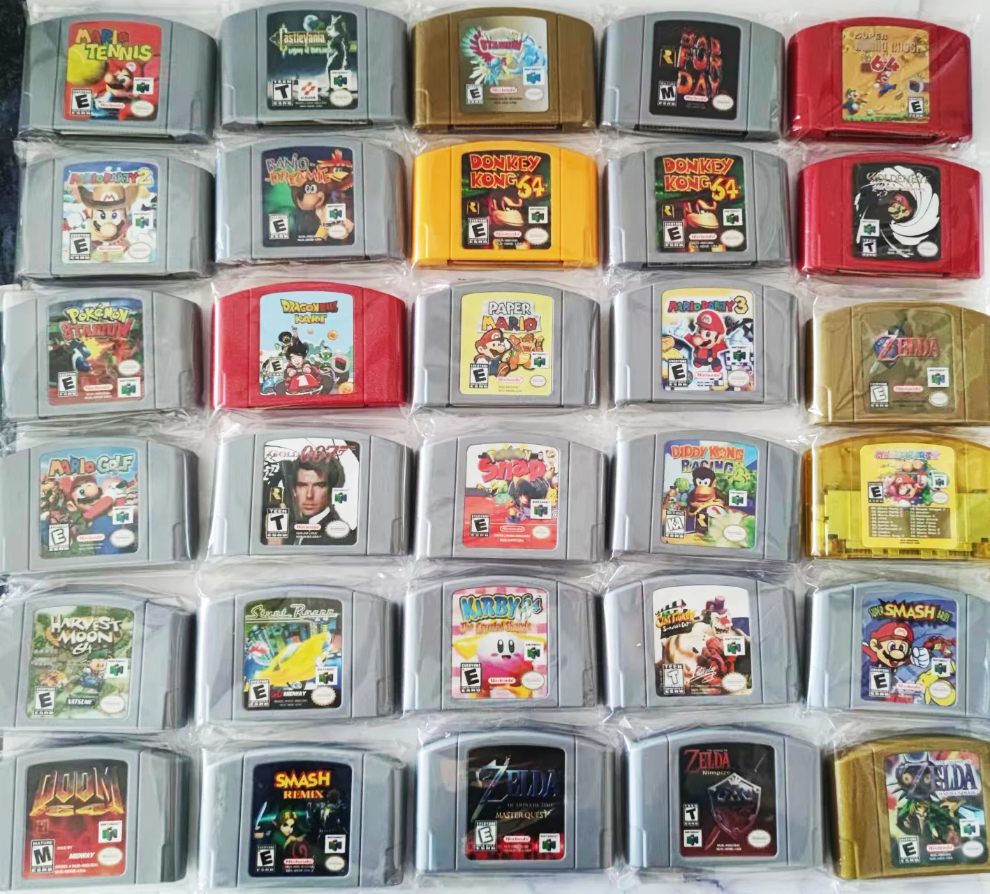 32 bit n64 Mario game cartridge game card Retro Video Games card for  Nintendo 64| Alibaba.com