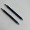 Blue pen with nude chalk