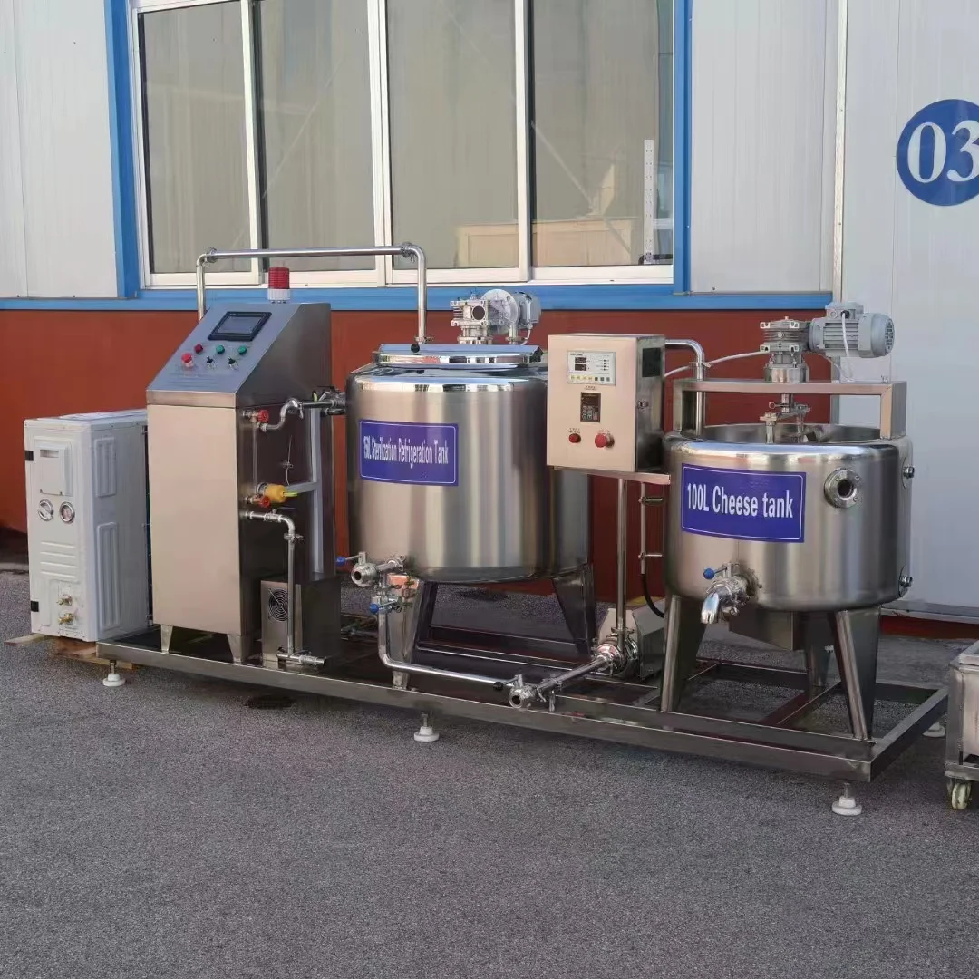 Cheese Making Production Machine Processing Line Mini Automatic Farms Milk Cheese Manufacturing Plant/Cheese Production Line