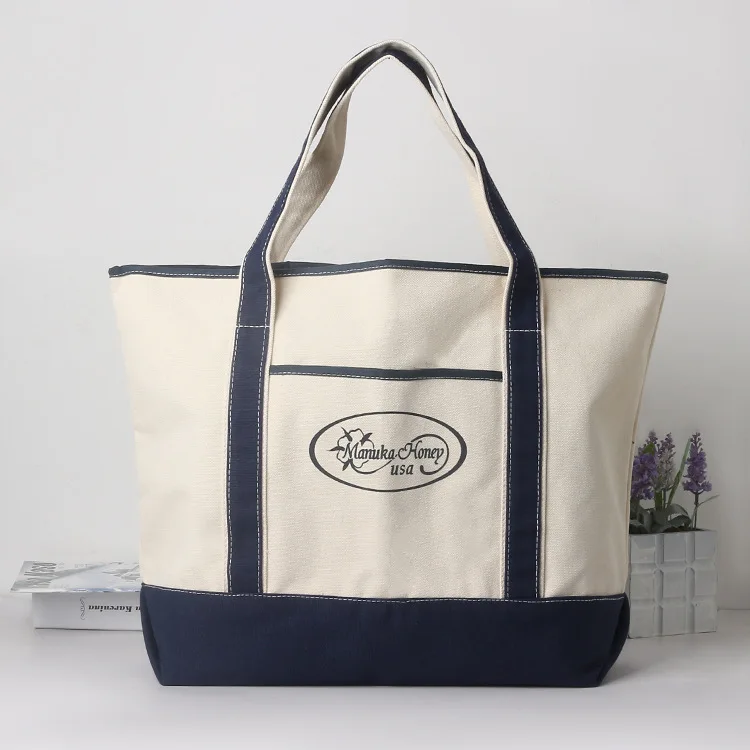 Eco-friendly Fashion Tote Bag Custom High Quality Cotton Canvas ...