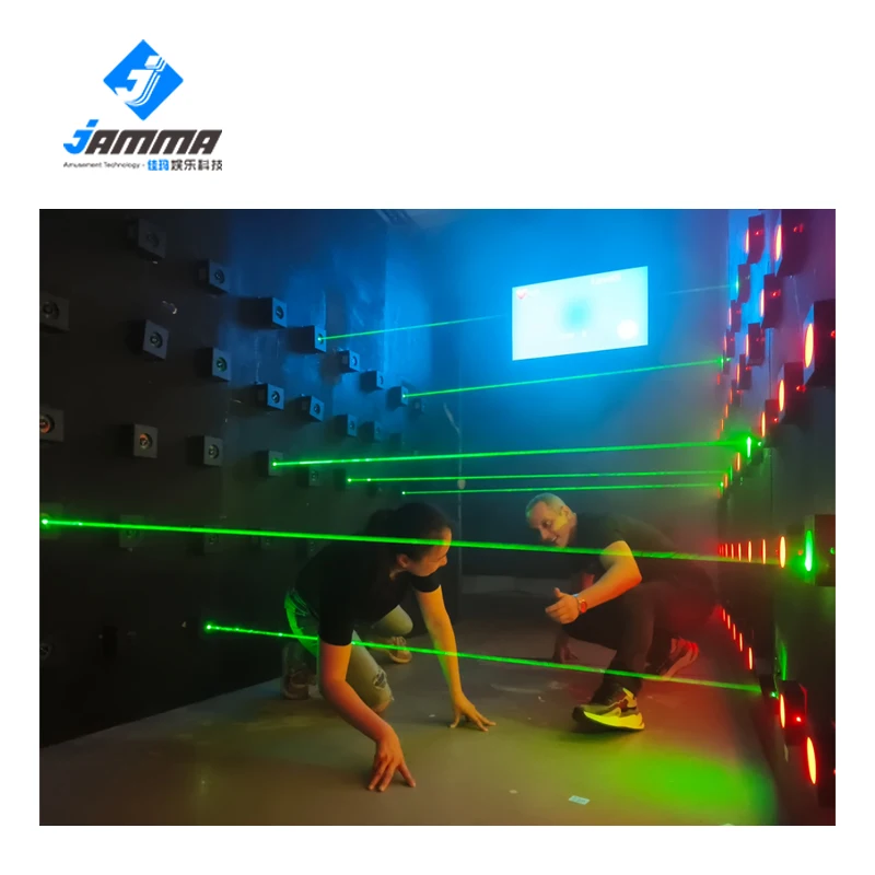 Real Life Room Escape Laser Array Props Laser Maze for Chamber of Secrets Game Interesting and Risking Green Laser Room