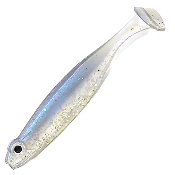 High Quality Stainless Steel 8-Piece Lure Sticky-Eye Soft Bait T-Tail Black-Pit Bass Mandarin Fish Powerful Attractant – Soft Lure – view 2