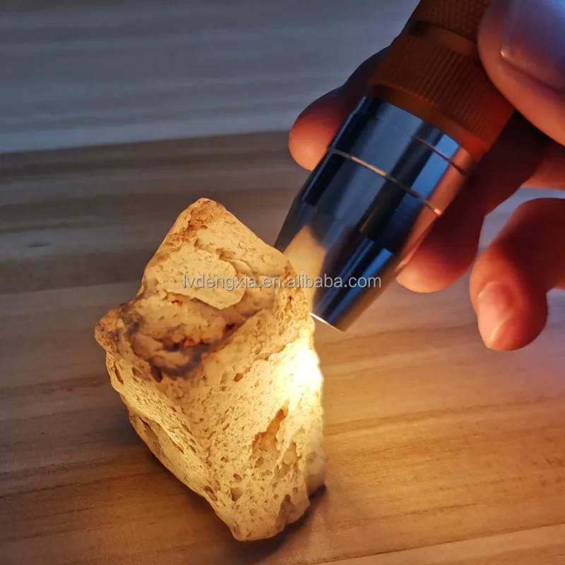YZYOE Torcia LED Ricaricabile 3 In 1 - Luce Bianca, Gialla E