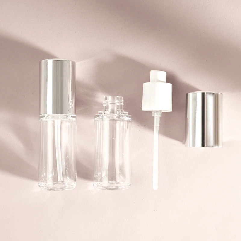 Rts Plastic Bottle 30ml Transparent Color Lotion Plastic Skin Care Cream Cosmetics Petg Cream