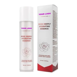 Nourishing Antioxidant-Rich Paraben-Free Brightening Face Serum Rose Water & Vitamin E Anti-Aging Hydrating & Dullness-Fighting