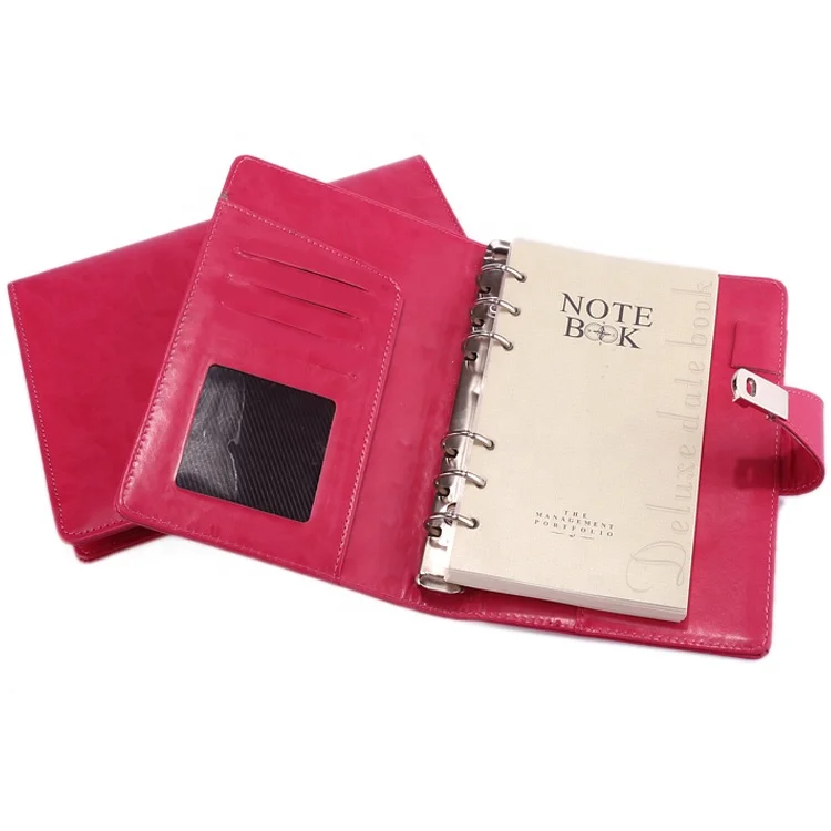back to school products custom small journal book printing Notebook Exercise Book Recycled Paper Red Notebook Leather Note Book