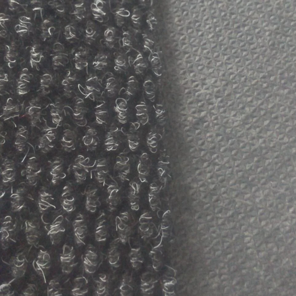 Non Woven Needle Punch  Pineapple Stripe Exhibition Carpet With Foam Latex Backing