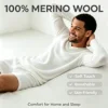 Men long sleeves shirt White