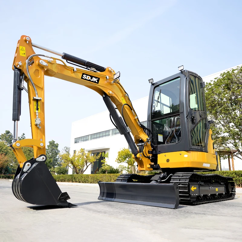 Free Shipping SDJK Mini Excavator 1 Ton 2 Ton 3.5 Ton Hydraulic New Crawler Digger MiniBagger Farm Used Mini Small Excavators