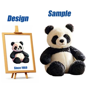 Shengye Manufacturer Customized Stuffed Animals Lovely Cute Character Cartoon Standing Soft Plush Panda Toys for Event Gift