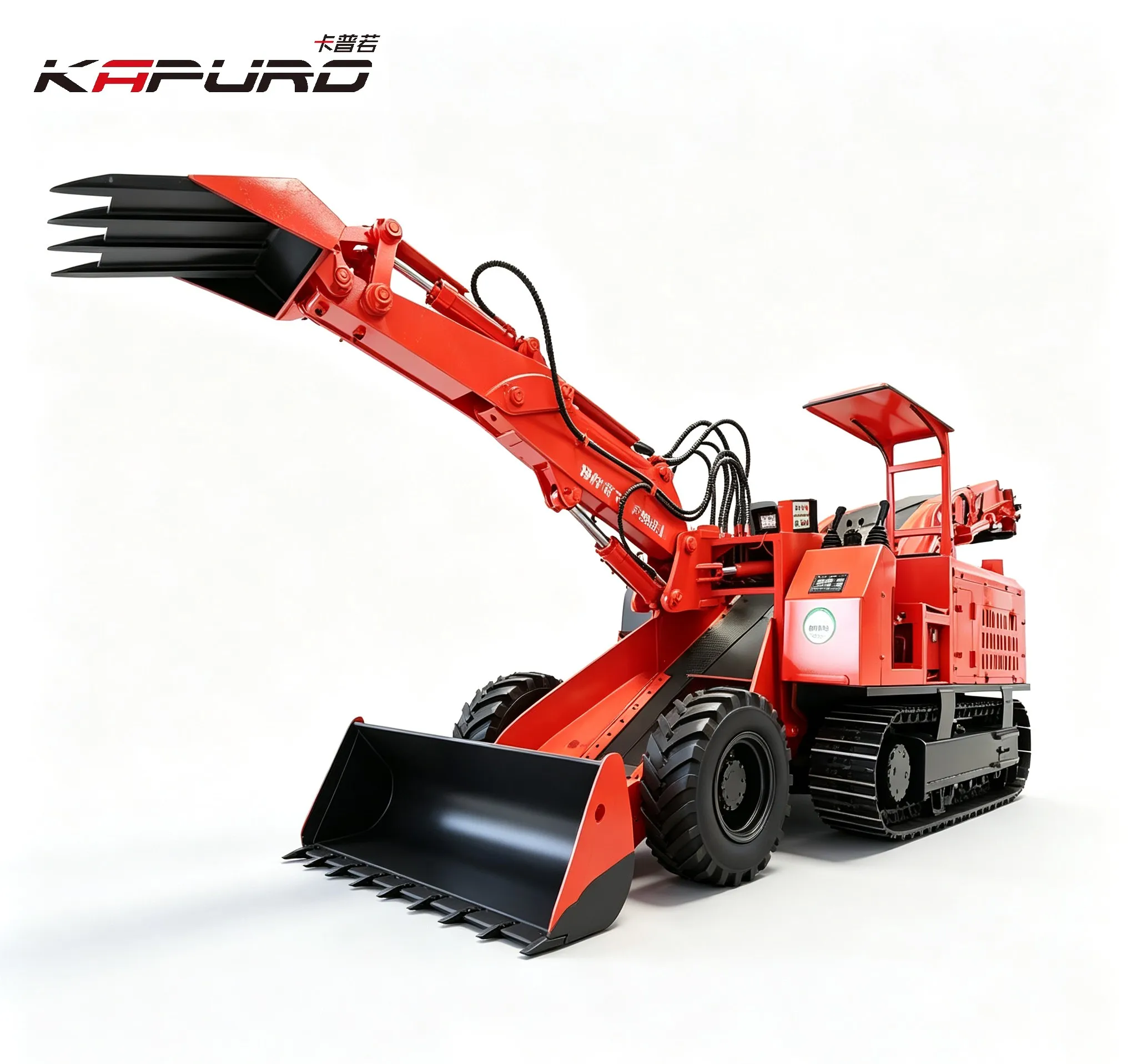 Kapuro MWB-60 60m³/h Mining Equipment  Mini Track Mucking Loader