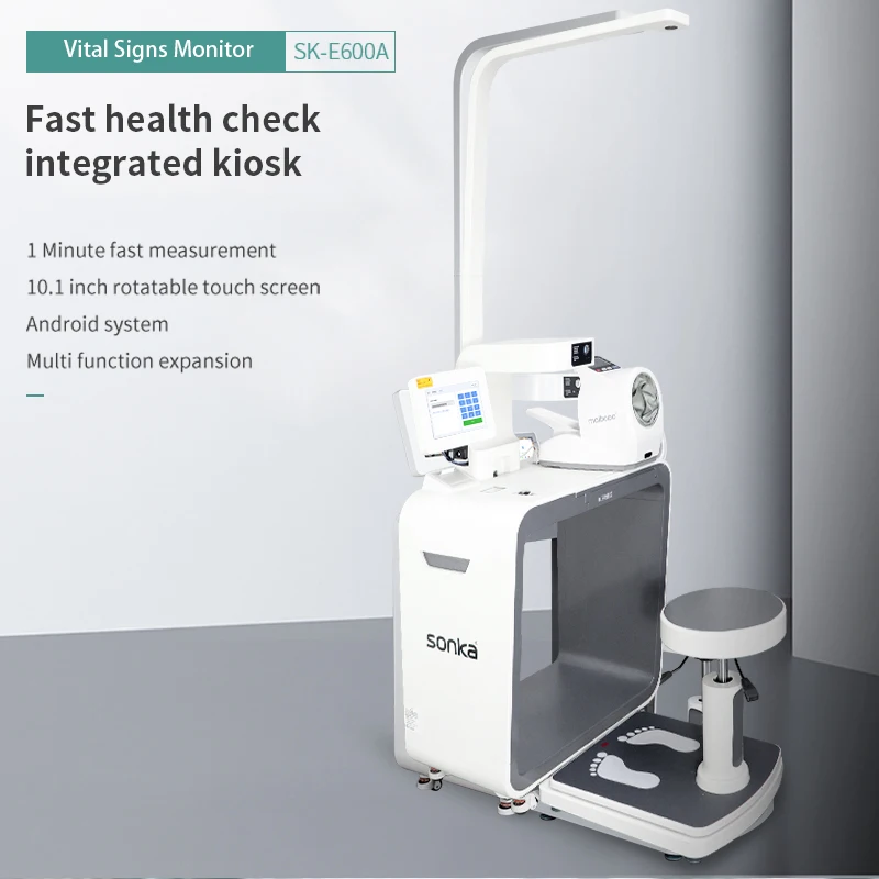 product medical supplier blood analyzer all in one health check station clinical analytical instruments self service kiosk-61