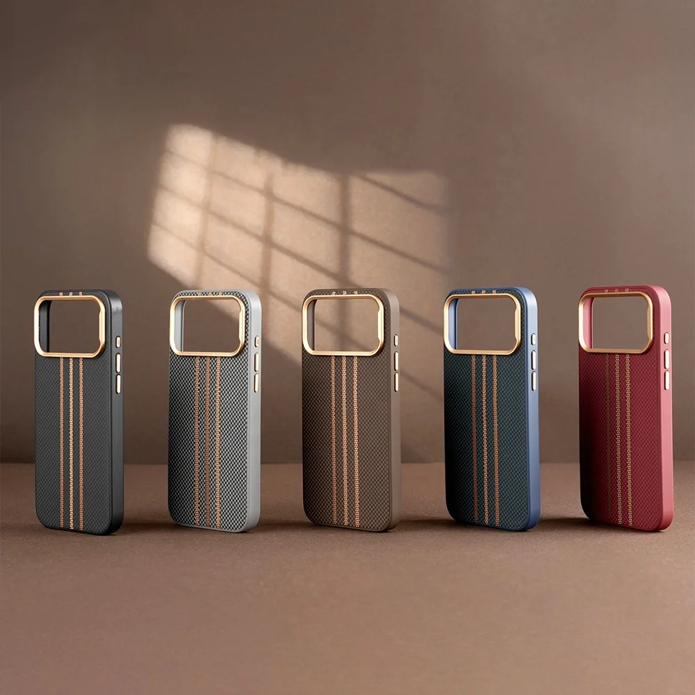 JOYPORODO L152 Luxury Design Leather Phone Case for iPhone 17 16 15 14 13 Pro Max Mobile Cover for Samsung S26 S25 S24 Ultra