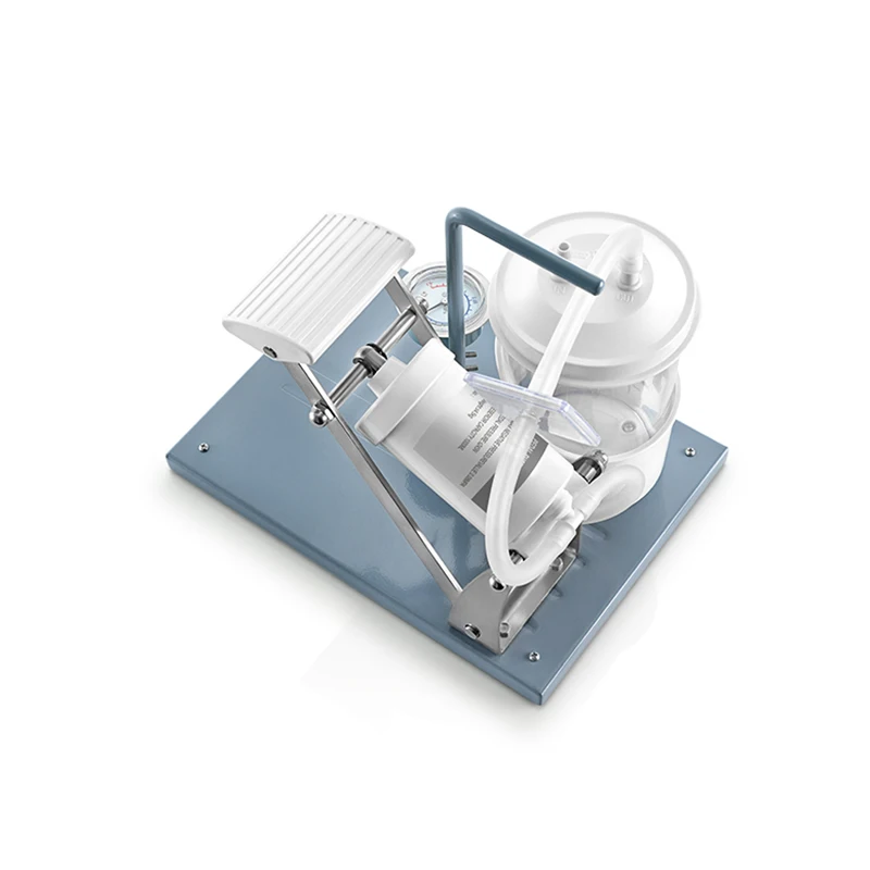 Factory Price Phlegm Suction Machine Negative Pressure 1000ml Bottle Pedal Suction Device