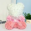 Gradient pink rose bear