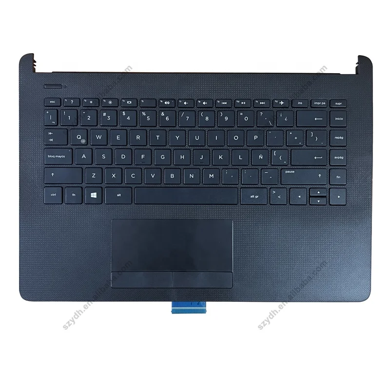 Новая испанская Латиноамериканская клавиатура для HP 14G-BR 14-BS 246 G6 245 с чехлом рук C черная сенсорной панелью