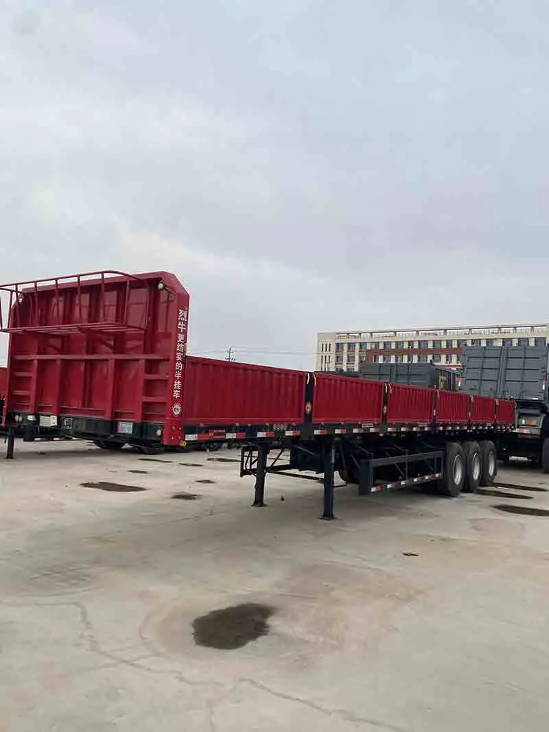 Vehicle Master 3 Axle 40 FT 40 Ton Side Wall Cargo Semi Trailer Side Wall Truck Semi Trailer for Cargo Transportation