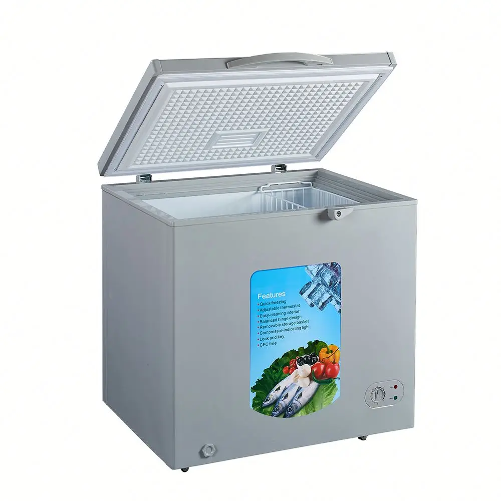 160L Factory Direct Chest Type Freezer Home Use Portable Mini Small Chest Freezer