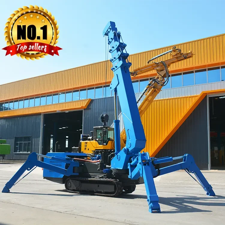 Construction Used Spider Crane Telescoping Crawler Crane Used 150ton