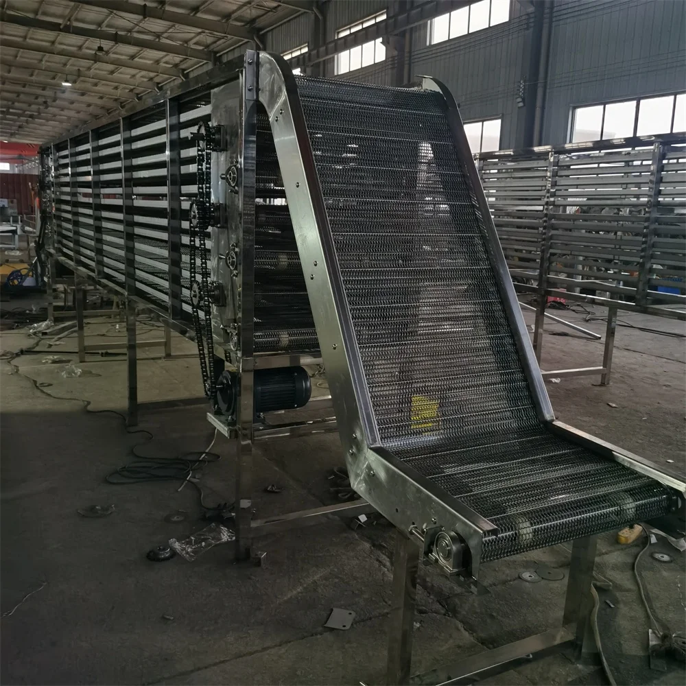 Industrial Microwave Spice Drying Machine Tunnel Conveyor Dryer Stainless Steel for Chilli Powder Restaurants Manufacturing