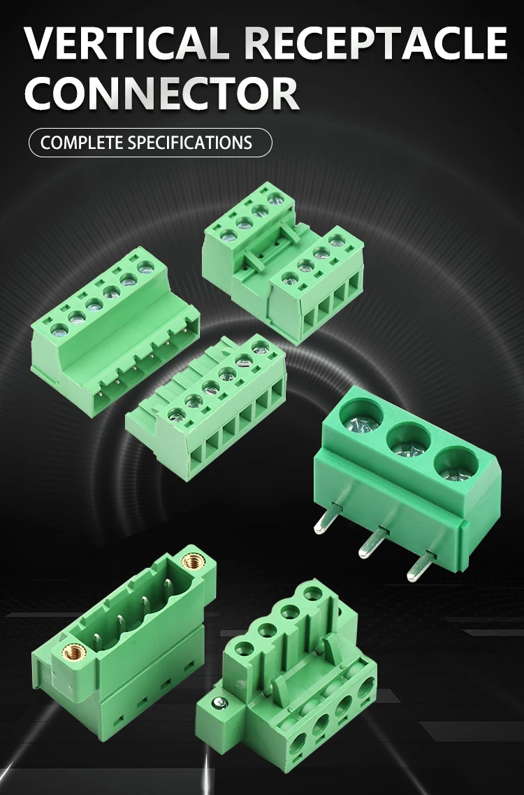 508mm Pitch 2 24pins Terminal Block Welding Free 508mm Plug In Terminal Block Connector With 