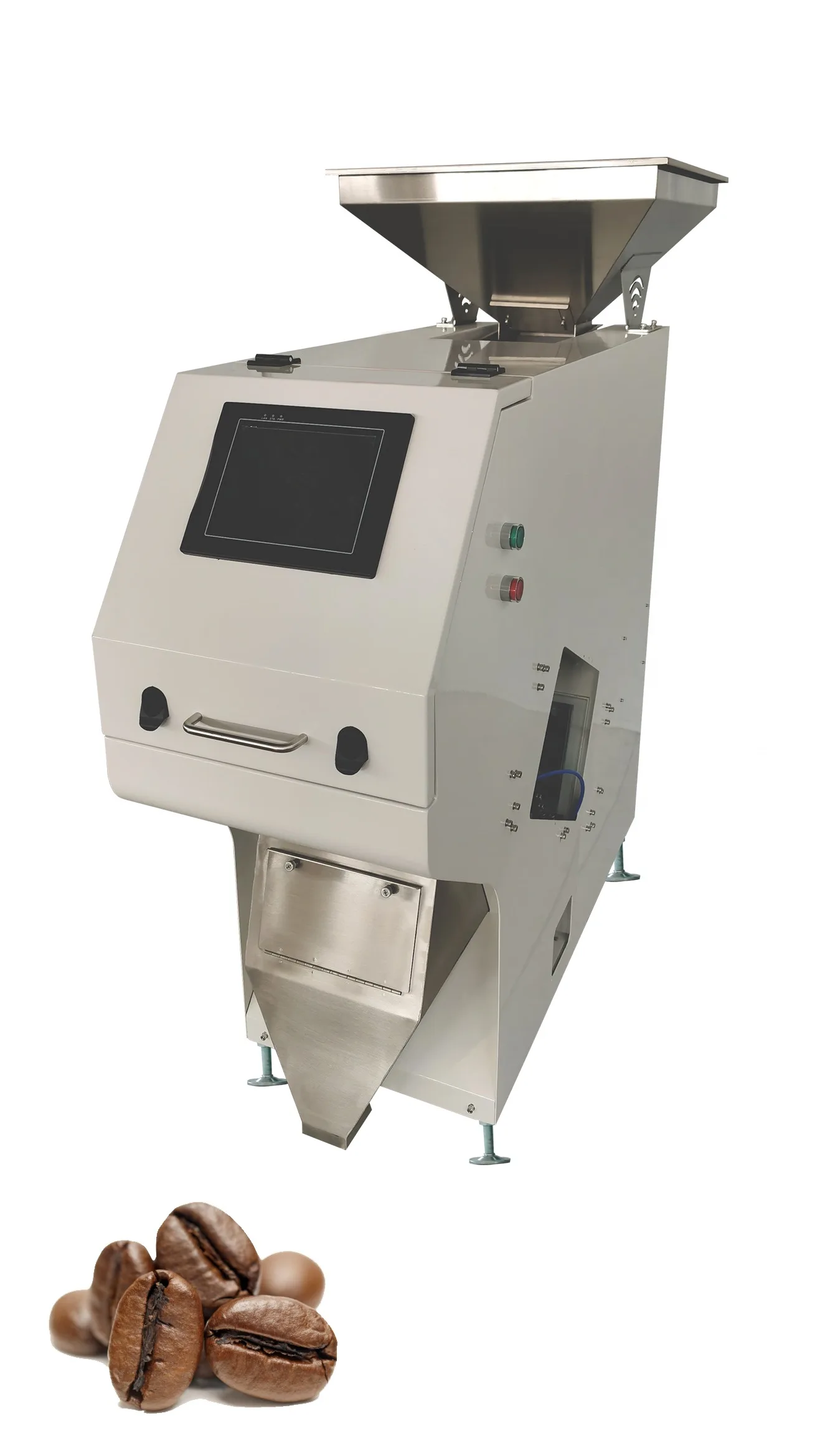 high performance mini coffee beans color sorter machinery small