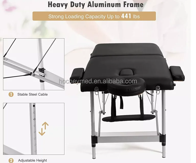 Hochey Medical Portable Folding Massage Bed Fold Massage Bed Chair