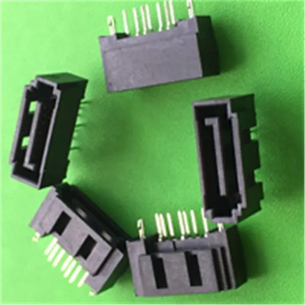 PCB Application Straight Dip SATA Sockets SATA Data Connector