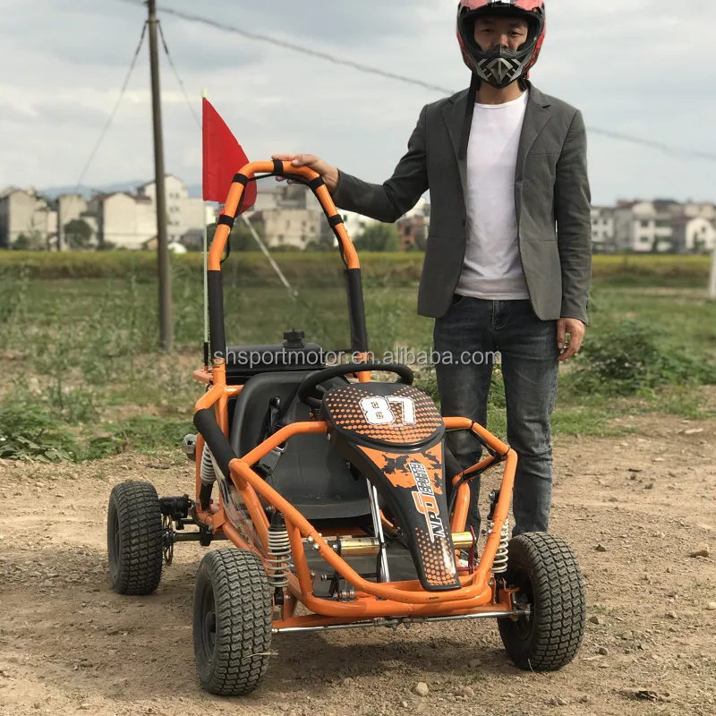 Kids Go Kart 200cc 125cc Four Wheel Small Kart Single Seat