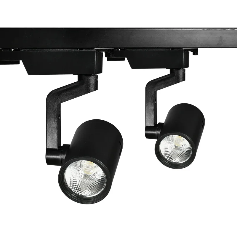 Wholesale Factory Price White Black 8W 12W 15W Track Light  24 Degree LED COB Aluminium Track Spot Light