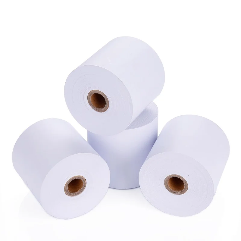 Wholesale manufacturer custom size wood pulp cash register thermal paper roll for Atm