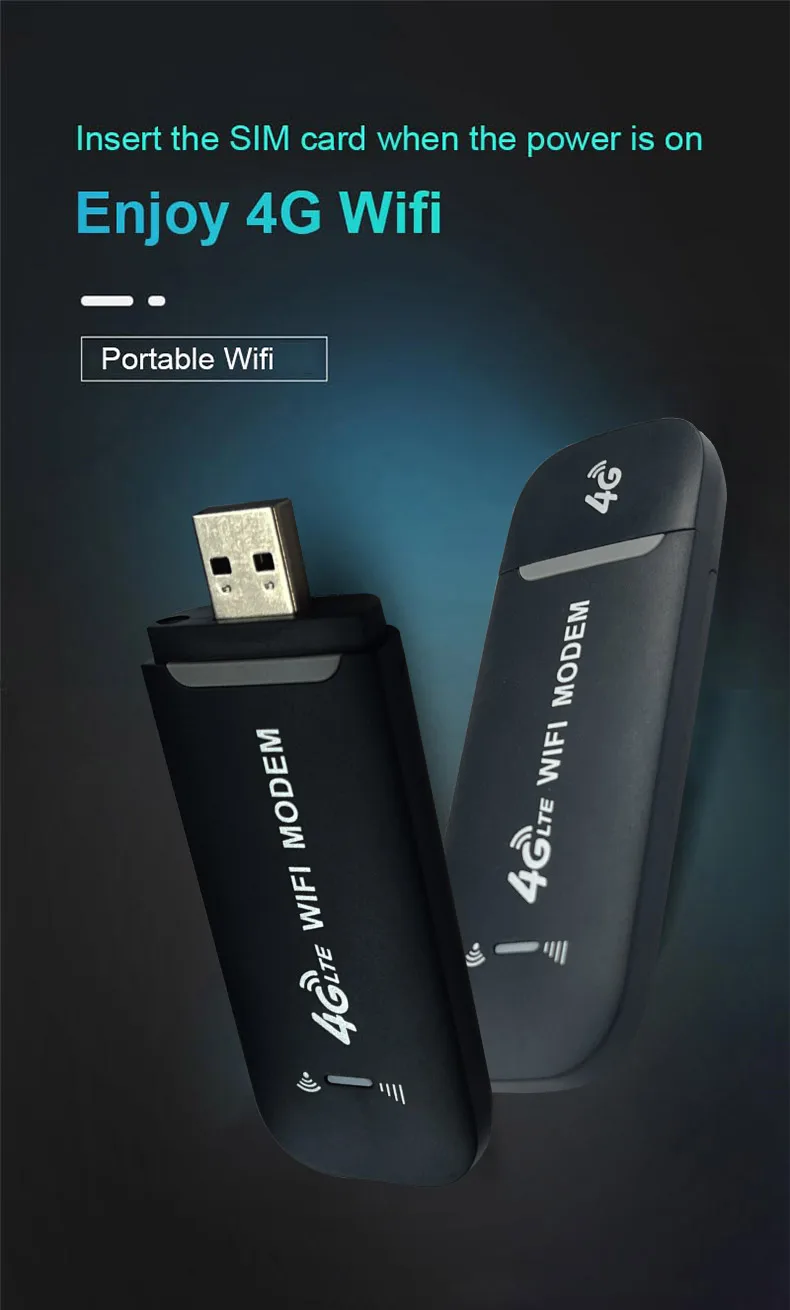 4g Usb Wifi Dongle Lte Fdd Wireless Mobile Wifi 3g Usb Portable Modem ...