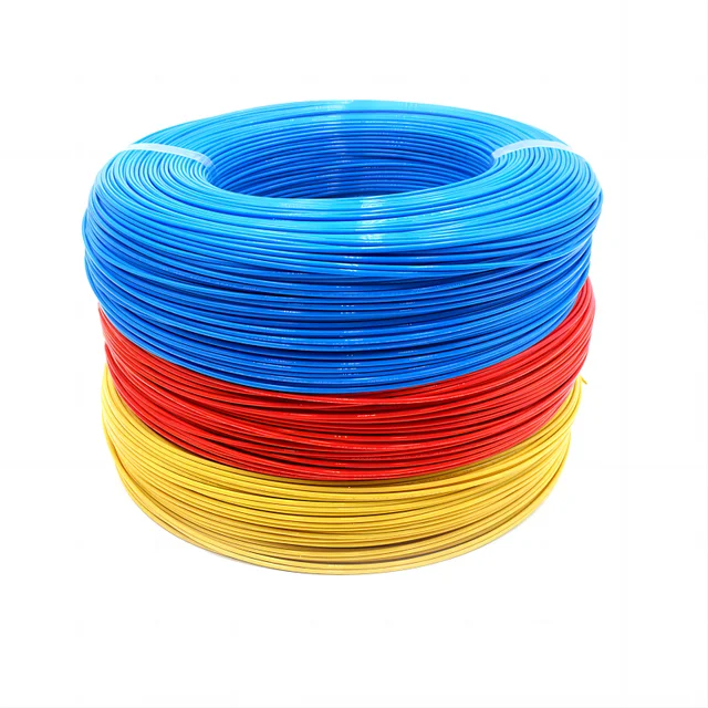 Ship direct from China 24AWG 0.2mm² tinned copper conductor silicone FEP insulation wire for electronics components