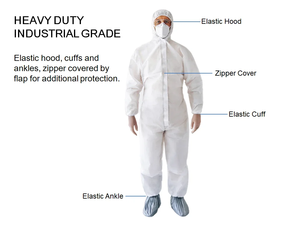 Disposable Microporous Laminated Worksafe Ppe Painting Coverall ...