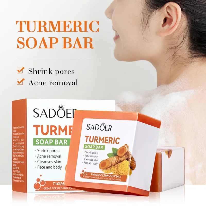 Turmeric Soap Bars With Olive Oil Basic Cleaning For Face And Body ...