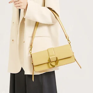 Minissimi Free Sample PU Solid Party Sling Tas Bahu Mini Style Fashion Bags Luxury Designer Women's Shoulder Bags