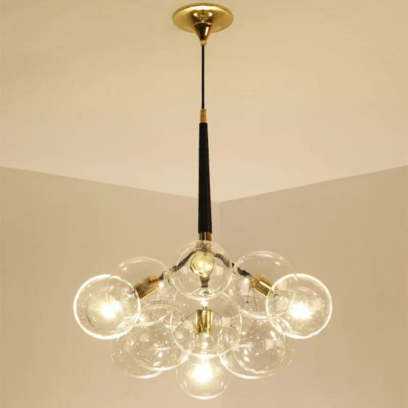Modern Fashion Designer 12 Bubble Glass Chandelier Fixture Nordic ...
