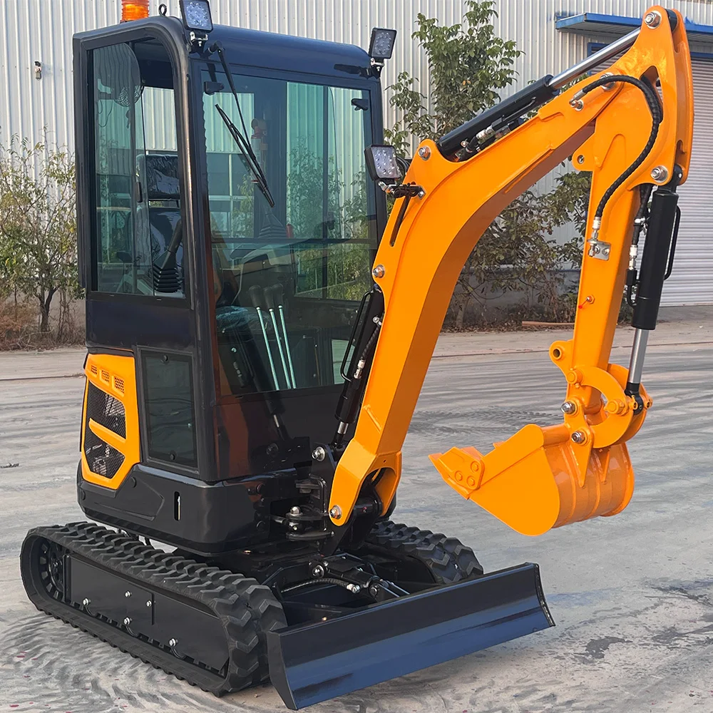 1.8 T Mini Excavator - High Efficiency Digger for Gardens