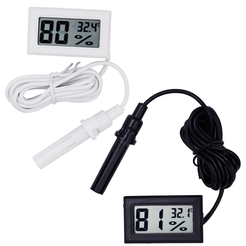Digital LCD Thermometer For Aquarium Freezer Digital Temp Sensor Probe kit LCD
