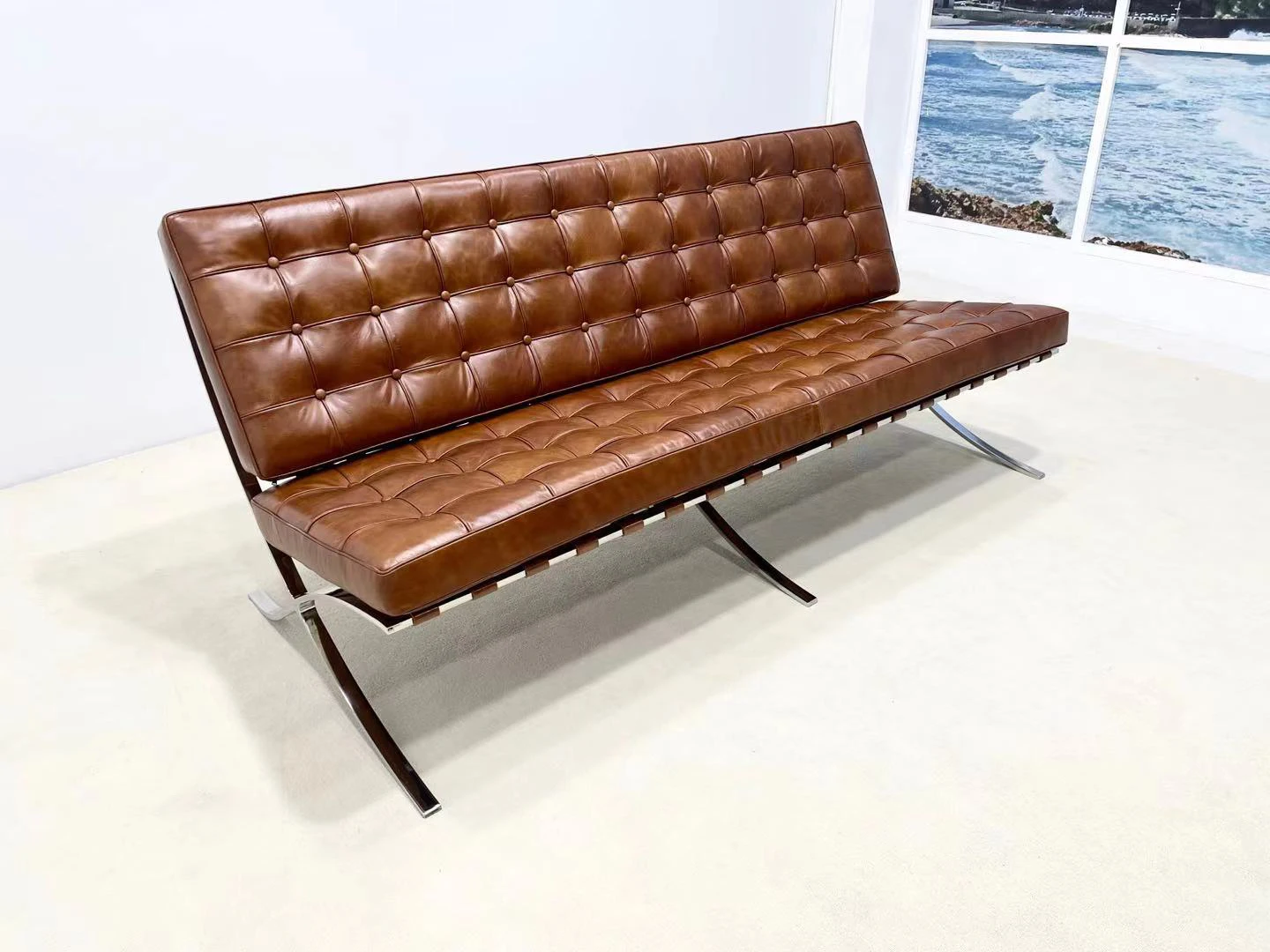Leather Sofa 3 Sets  for Home Interior Decor