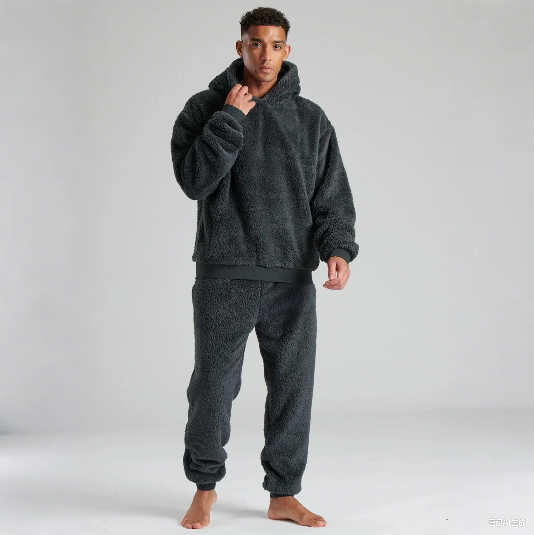Shop Our Factory Adult Ultra Soft Fluffy Sherpa Fleece Pajamas