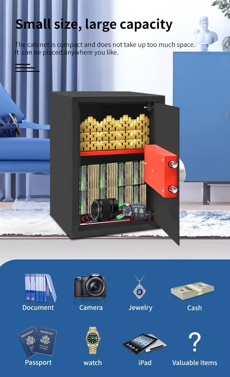 CEQSAFE Factory Price Intelligent Metal Hotel Safety Box Digital Electronic Safe Box Mini Safe factory