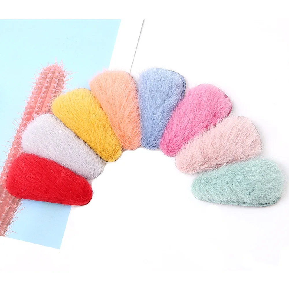 XQ008 2019 новейший дизайн корейский парикмахерский Симпатичный плюшевый зажим для волос сезонные садовые украшения крошечные