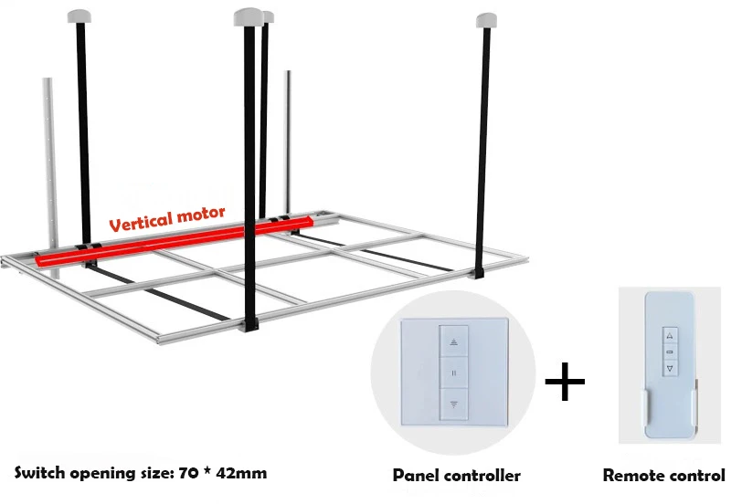 Mechanical Switch RV Recreational Vehicle Motorhome Accessories Rv Appliances Camper Van DIY Electric Aluminum BED LIFT  