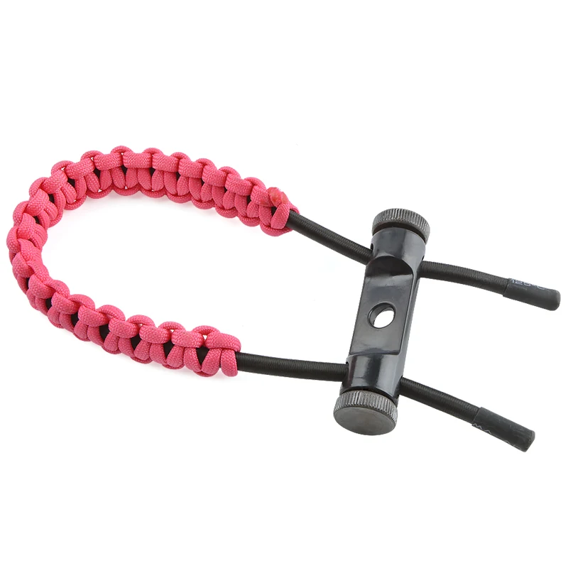 PATIKIL Fascia Da Polso Per Arco - Supporto Regolabile In Nylon E Plastica, Rosso E Nero, Per Tiro Con L'Arco - 3