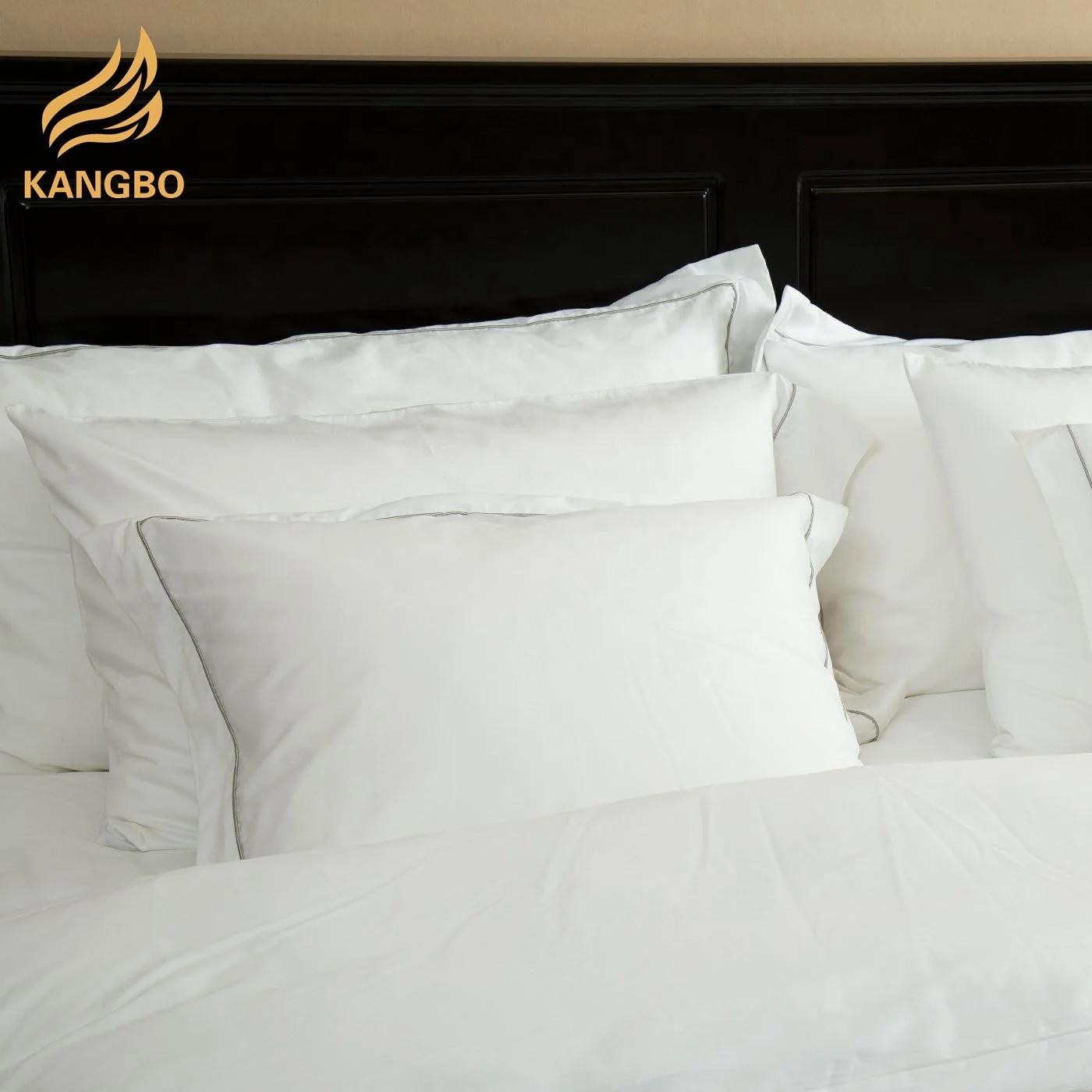 Luxury bed sheet wholesale plain white cotton duvet cover bedding set