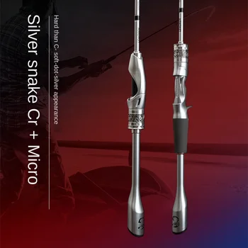 Demon Hunter Silver Snake for Micro Matsu Makou Stream Carbon Full Set Drip Wheel Coil Rod Fishing Rod – Rod – view 3